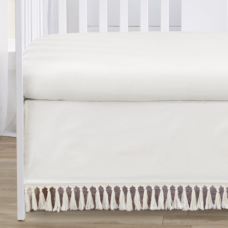 Tassel crib outlet skirt